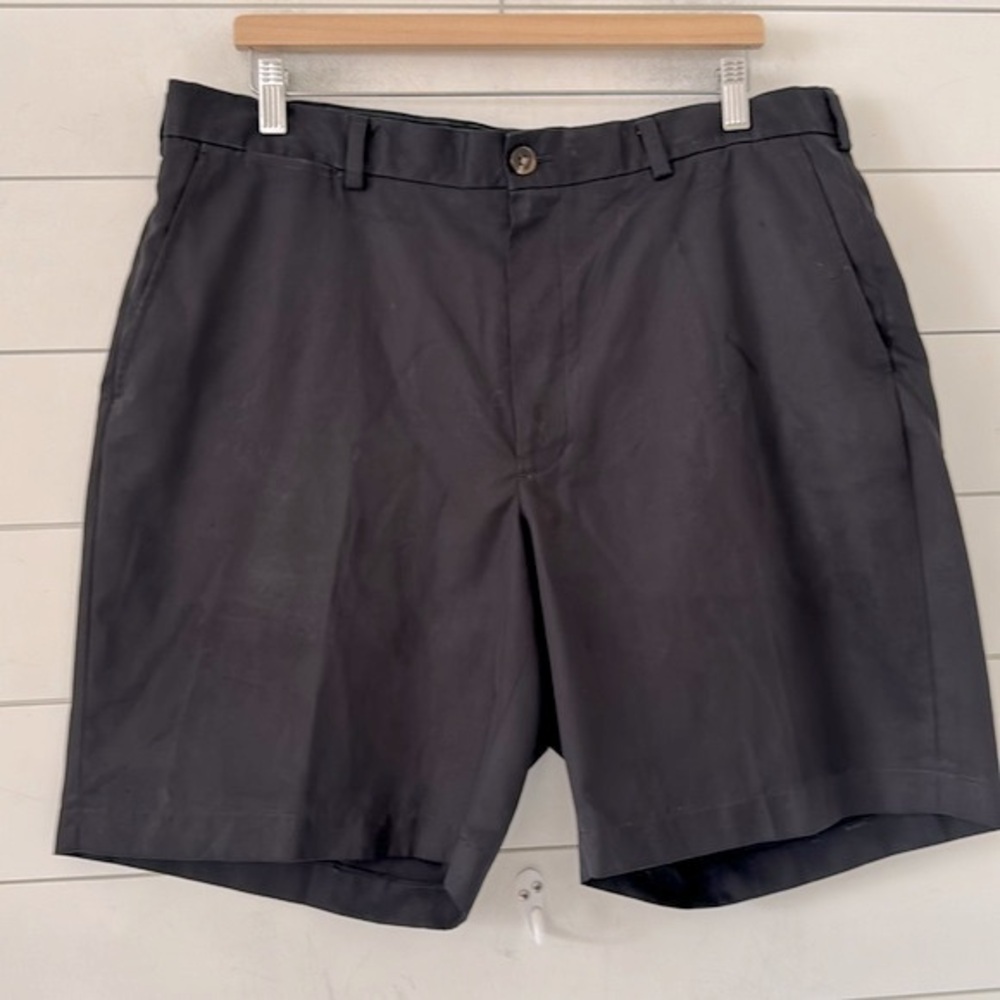 Golf Shorts 9” Brooks Brother Co-Lab with St. Andrew’s Links Black Performance